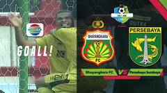 Gol Vendry Mofu - Bhayangkara FC (2) vs (0) Persebaya Surabaya | Go-Jek Liga 1 Bersama Bukalapak