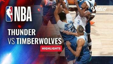 Oklahoma City Thunder vs Minnesota Timberwolves - Highlights | NBA Regular Season 2023/24