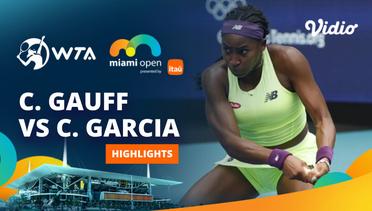 Coco Gauff vs Caroline Garcia - Highlights | WTA Miami Open 2024