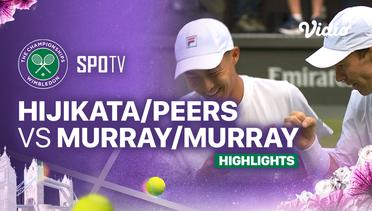 R. Hijikata/J. Peers (AUS) vs A. Murray/J. Murray (GBR) - Highlights | Wimbledon 2024 - Gentlemen's Doubles