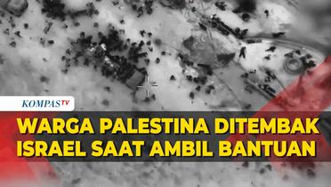 Detik-Detik Warga Palestina Ditembaki Pasukan Israel saat Terima Bantuan Kemanusiaan