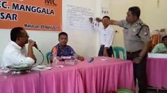 akhir penghitungan suara pemilihan ketua LPM Kel. Biring Romang, kec. Manggala, Makassar
