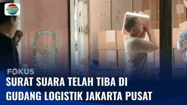 Surat Suara Pilkada Jakarta Tiba di KPU Jakpus dan Mulai Didistribusikan | Fokus