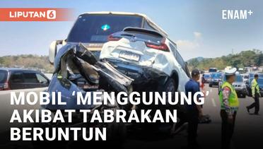 Horor! Enam Kendaraan Terlibat Kecelakaan Beruntun di Tol Semarang