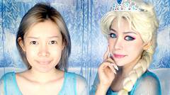Disney Elsa Frozen Make Up Tutorial