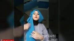 Hijab Tutorioal - By Sheirly Ekka Fitrianna (Blue Headscarf)