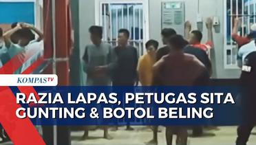 Temuan Gunting dan Botol Beling dalam Razia Lapas Kelas 2B Majalengka, Jawa Barat