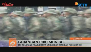 TNI AL Dilarang Bermain Pokemon Go – Liputan 6 Petang