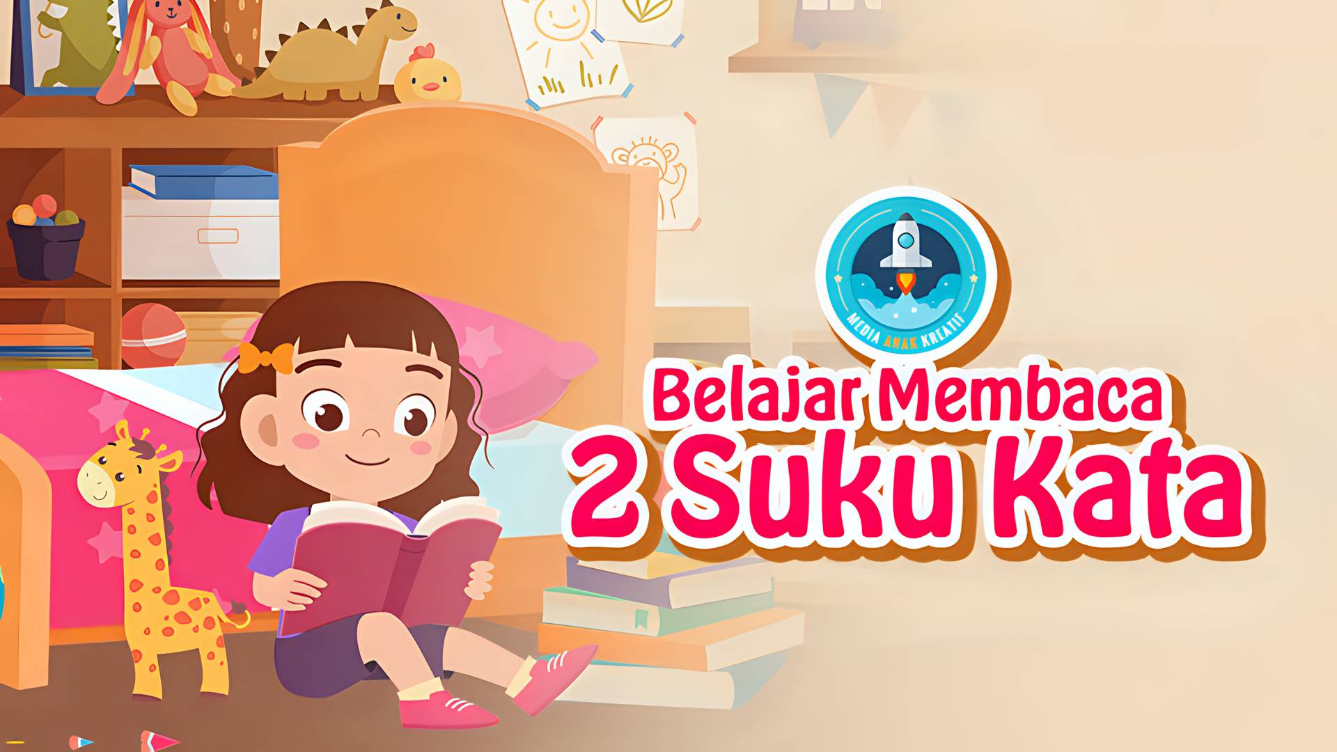 Media Anak Kreatif - Belajar Membaca 2 Suku Kata