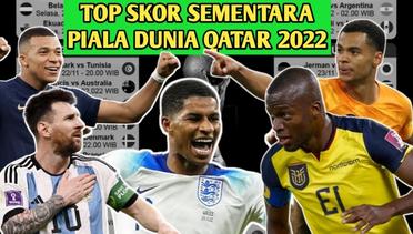 Daftar Top Skor Klasemen Sementara Piala Dunia Qatar 2022