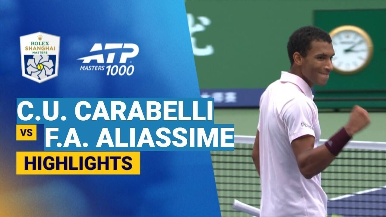Camilo Ugo Carabelli vs Felix Auger-Aliassime - Round 2 (Stadium Court) | ATP 1000: Rolex Shanghai Masters 2026