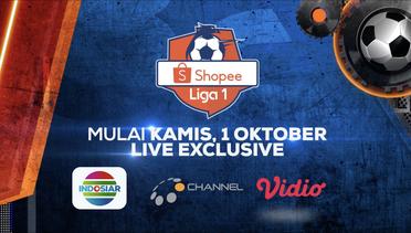 Ingat 27 Hari Lagi Shopee Liga 1 2020 Dimulai Hanya di Indosiar, O Channel, dan Vidio