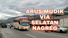 Info Mudik: Arus Lalin di Nagreg Bandung Mulai Ramai