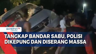 Polisi Diserang Warga Usai Tangkap Bandar Sabu, 1 Mobil Digulingkan!