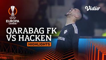 Qarabag FK vs Hacken - Highlights | UEFA Europa League 2023/24