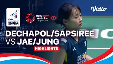 Mixed Doubles: Dechapol Pavaranukroh/Sapsiree Taerattanachai (THA) vs Seo Seung Jae/Chae Yu Jung (KOR) - Highlights | Yonex French Open 2024