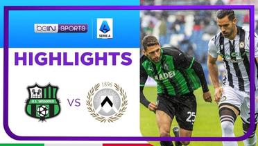 Match Highlights | Sassuolo 1 vs 1 Udinese | Serie A 2021/2022