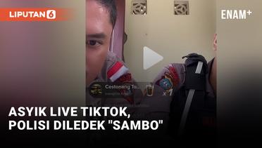Waduh, Polisi Live TikTok Dibully Netizen dengan Sebutan Sambo