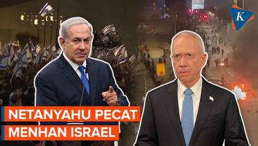 Kritik RUU Baru Menhan Israel Dipecat Netanyahu