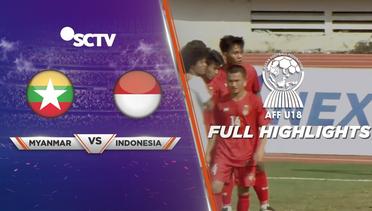 Myanmar (1) vs Indonesia (1) - Full Highlight | AFF U 18 2019