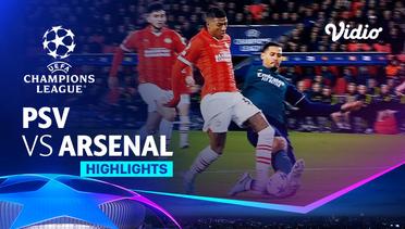 PSV vs Arsenal - Highlights | UEFA Champions League 2023/24