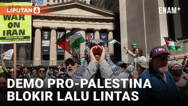 Demonstran Pro-Palestina Blokir Lalu Lintas Menuju Bandara Chicago