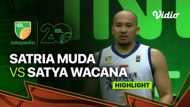 Highlights | Satria Muda Pertamina Jakarta vs Satya Wacana Salatiga | IBL Tokopedia 2023