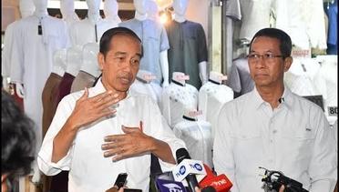 Keterangan Pers Presiden Jokowi Setelah Meninjau Pasar Tanah Abang, 2 Januari 2023