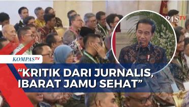 Ini Pesan Jokowi untuk Jurnalis Saat Buka Kongres PWI di Istana Kepresidenan