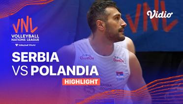 Match Highlights | Serbia vs Polandia | Men’s Volleyball Nations League 2023