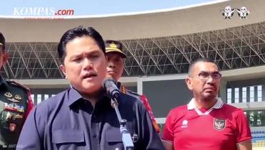 Erick Thohir Cek Kesiapan Stadion Manahan Solo untuk Kualifikasi AFC U-23 2024