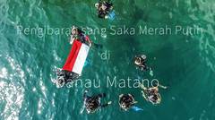 Pengibaran sang Saka Merah Putih Bawah Air di Danau Terdalam di Asia Tenggara  Danau Matano