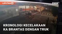 Kronologi Kecelakaan KA Brantas dengan Truk Tronton di Semarang, Jawa Tengah