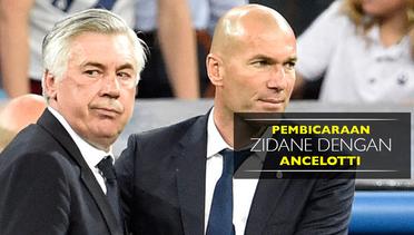 Ini yang Dibicarakan Zidane dengan Ancelotti Setelah Laga