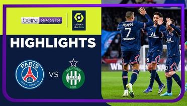 Match Highlights | PSG 3 vs 1 Saint Etienne | Ligue 1 2021/2022