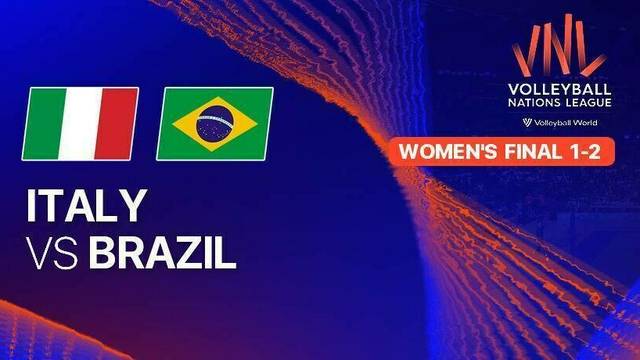 Women: Italy vs Brazil - Full Match | Volleyball Nations League 2025