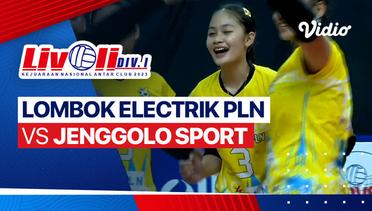 Semifinal Putri: Lombok Electrik PLN vs Jenggolo Sport Sidoarjo - Full Match | Livoli Divisi 1 2023