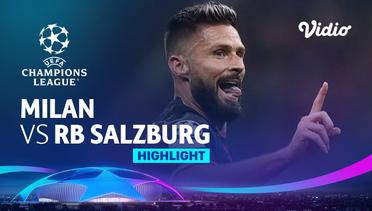 Highlights - Milan vs RB Salzburg | UEFA Champions League 2022/23