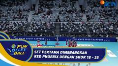Set Pertama Dimenangkan Red Phoenix dengan Skor 18 - 25 | Fun Volley Ball