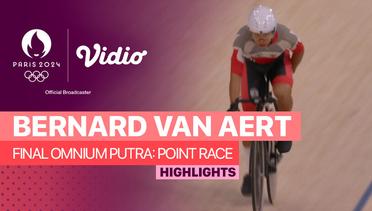 Bernard van Aert - Final Omnium Putra: Point Race - Balap Sepeda Trek - Highlights | Olympic Games Paris 2024