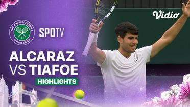 Carlos Alcaraz (ESP) vs Frances Tiafoe (USA) - Highlights | Wimbledon 2024 - Gentlemen's Singles