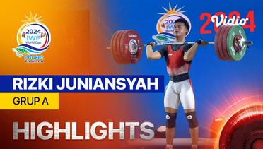 Putra 73 kg - Grup A (Rizki Juniansyah) - Highlights | IWF World Cup 2024