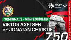 Viktor Axelsen (DEN) vs Jonatan Christie (INA) - Full Match  | Yonex-Sunrise India Open 2025 - Men's Singles Semifinals