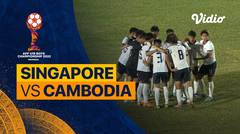 Mini Match - Singapura vs Kamboja | AFF U-19 Championship 2022