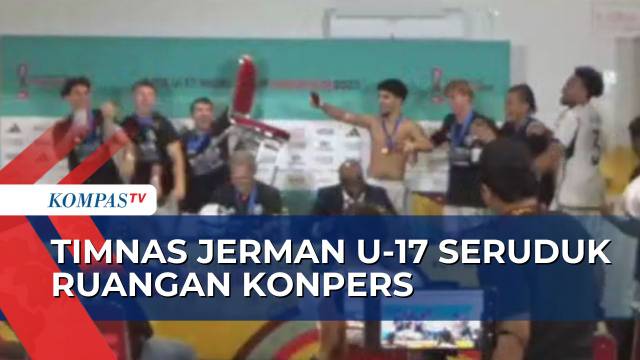 Jerman Juara Piala Dunia U-17, Para Pemain Selebrasi Geruduk Ruang Konferensi Pers!
