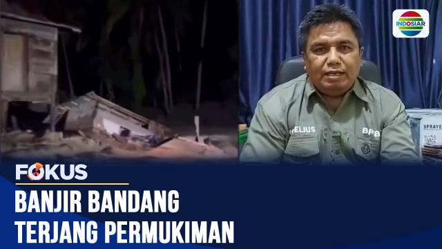 Banjir Kembali Menerjang Permukiman di Solok, Puluhan Rumah Rusak & Warga Diimbau Mengungsi | Fokus