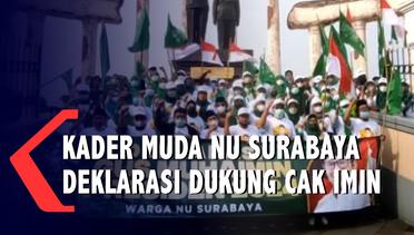 Kader Muda NU Surabaya Deklarasi Dukung Cak Imin Maju Pilpres