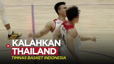 Highlights Timnas Basket Indonesia Menang Tipis atas Thailand di SEA Games 2021
