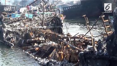 Labfor Polri Selidiki Kebakaran Pelabuhan Benoa