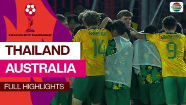 Thailand vs Australia - Full Highlight | Asean Boys Championship U16 2024